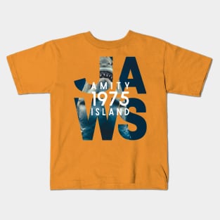 Amity Island 1975 Kids T-Shirt